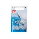 PRYM Wscheknpfe Kunststoff 17mm transparent 16 Stck