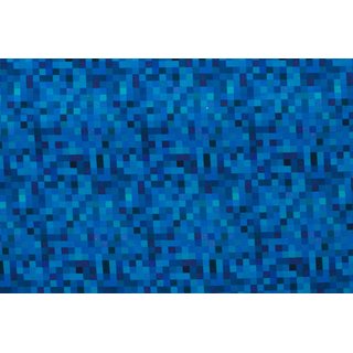 French Terry Digitalprint MINECRAFT blau