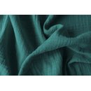 Leinen-Musselin Uni teal